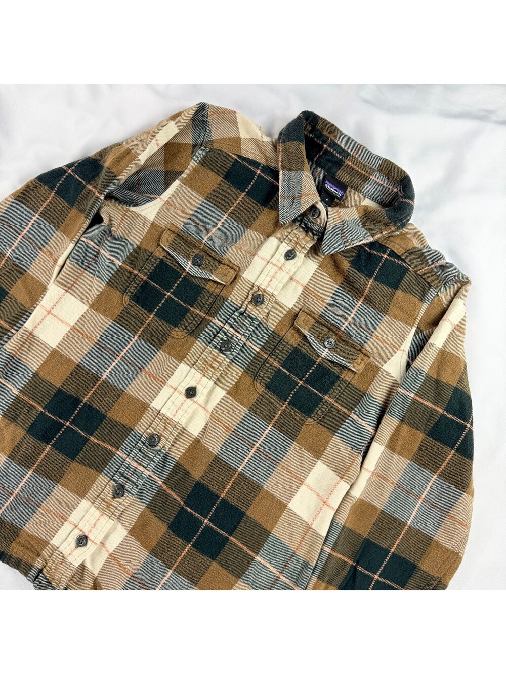 Patagonia Fjord Flannel Women's 4 Organic Cotton Plaid Shirt 53915 FA16